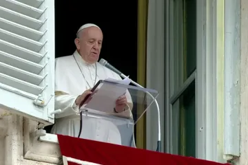 Pope Francis delivers his Angelus address at the Vatican, June 6, 2021
